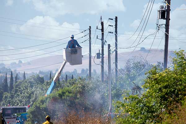 State Utility linked to Massive Fire