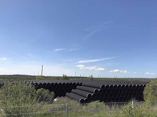Gas Pipeiline Pipes in Field Gas Pipeiline Pipes in Field