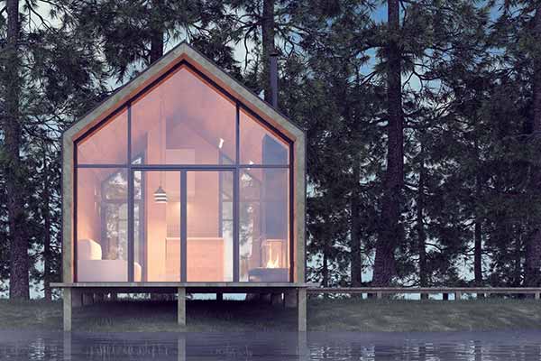 Tiny Home in Forest | Low Cost Energy