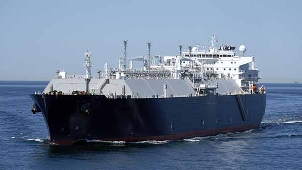 European Gas Prices | Image of Gas Tanker Ship