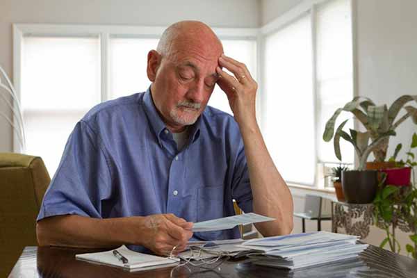 Average Cost of Utilities for a House | Older Man Pays Utility Bill