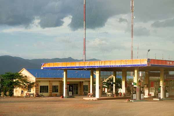 Gasoline Shortages in Vietnam | Old Gas Station Image