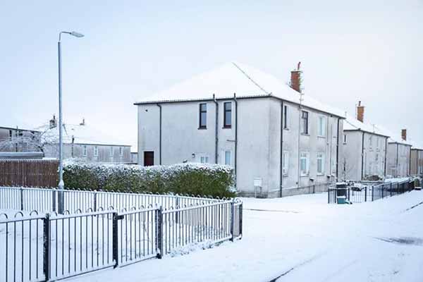 Scotland Fuel Poverty Outside Winter Photo