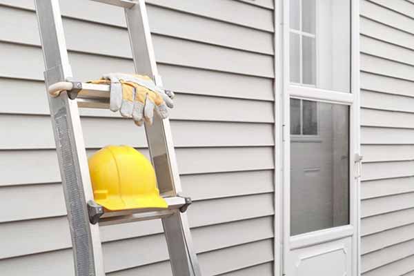 Energy-Efficient Siding Being Installed Photo