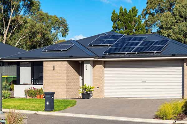 Solar Panels Photo on Home