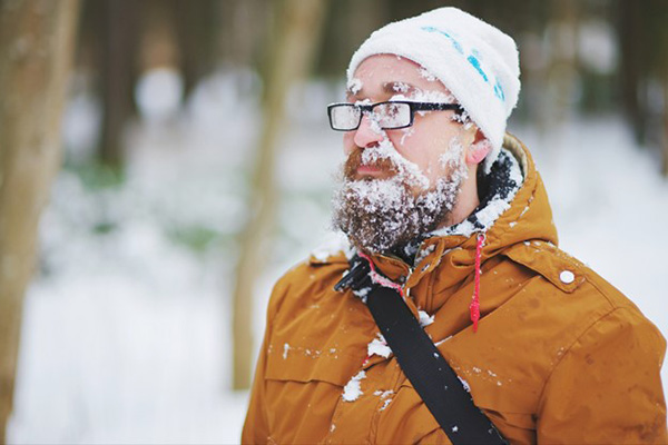 Texas Resident Frozen Photo During Winter Freeze