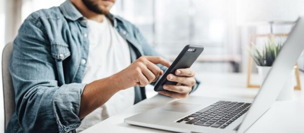 Man Calculates Savings with SaveonEnergy Account