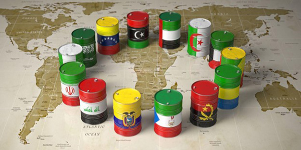 The Price of Oil in Nations Illustration The Price of Oil in Nations Illustration