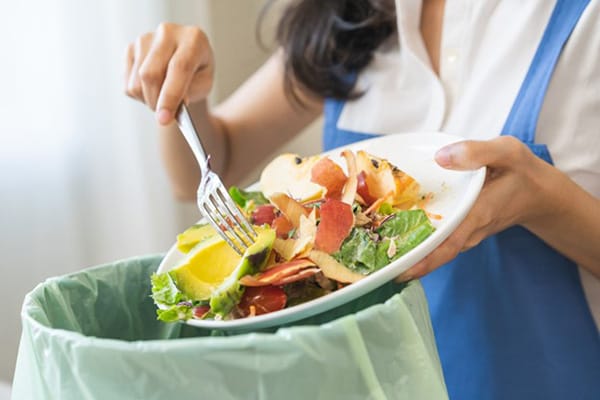 Food Wasted Thrown into Trash Food Wasted Thrown into Trash