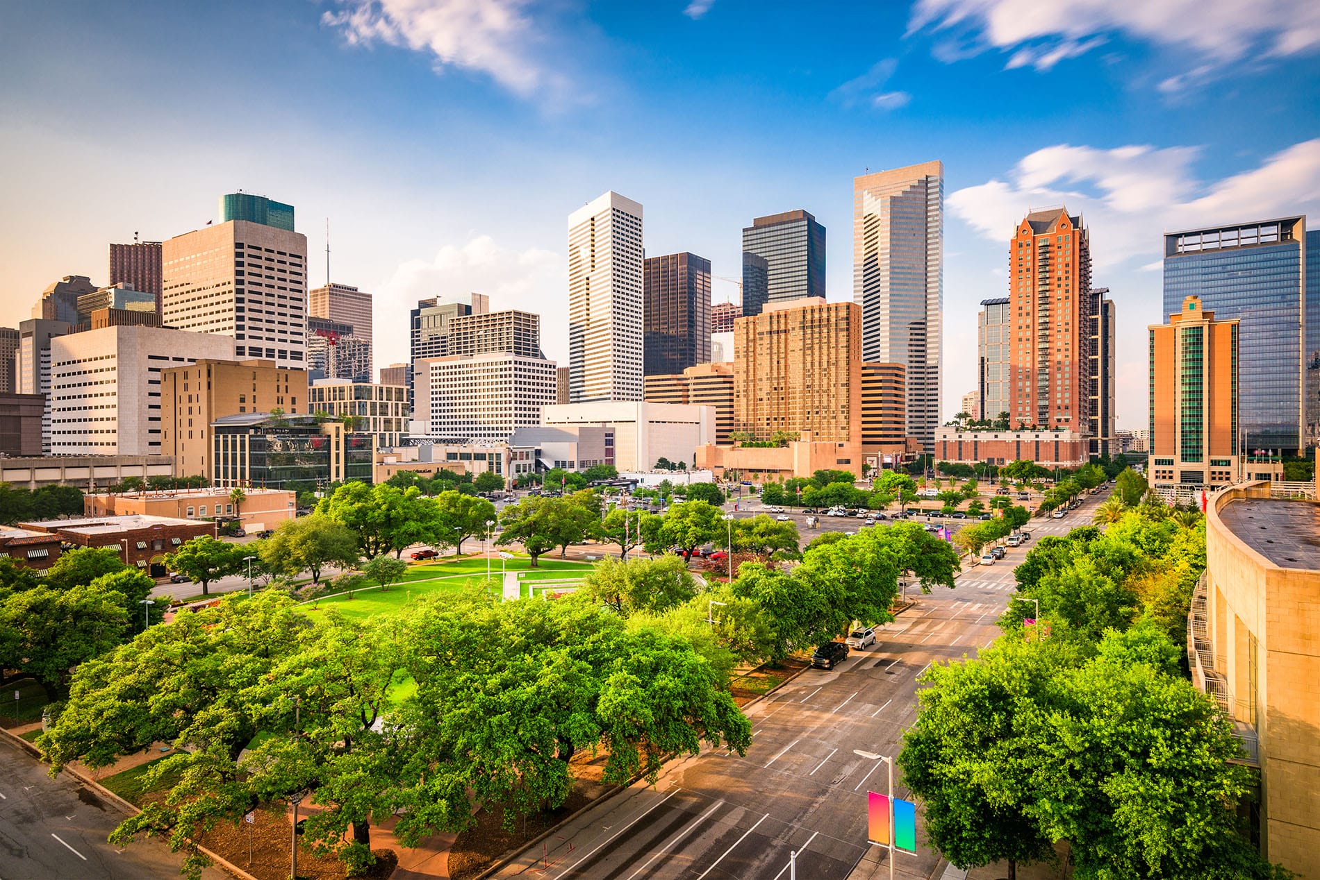 Houston Texas City View Downtown
