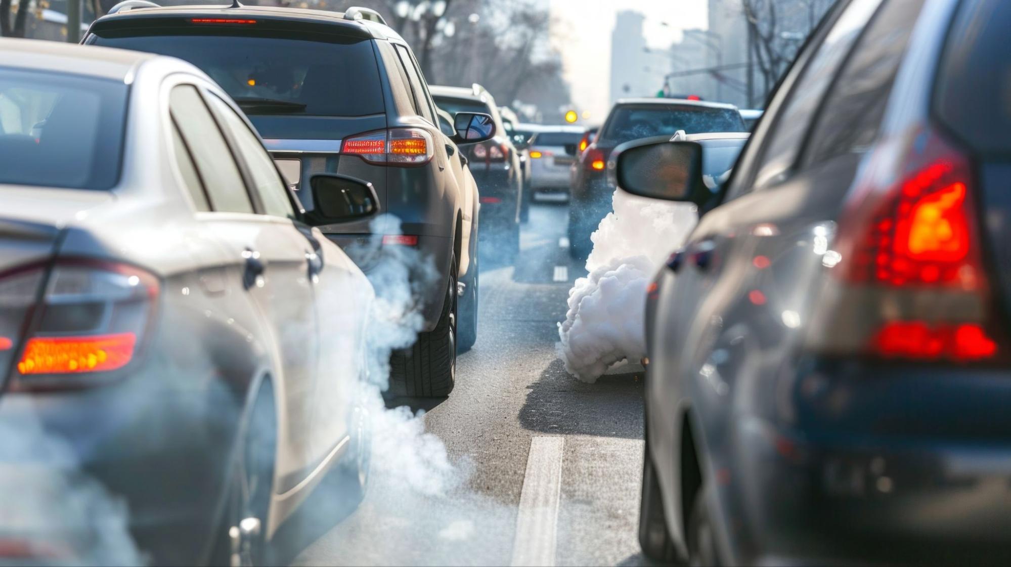 An image of cars in traffic