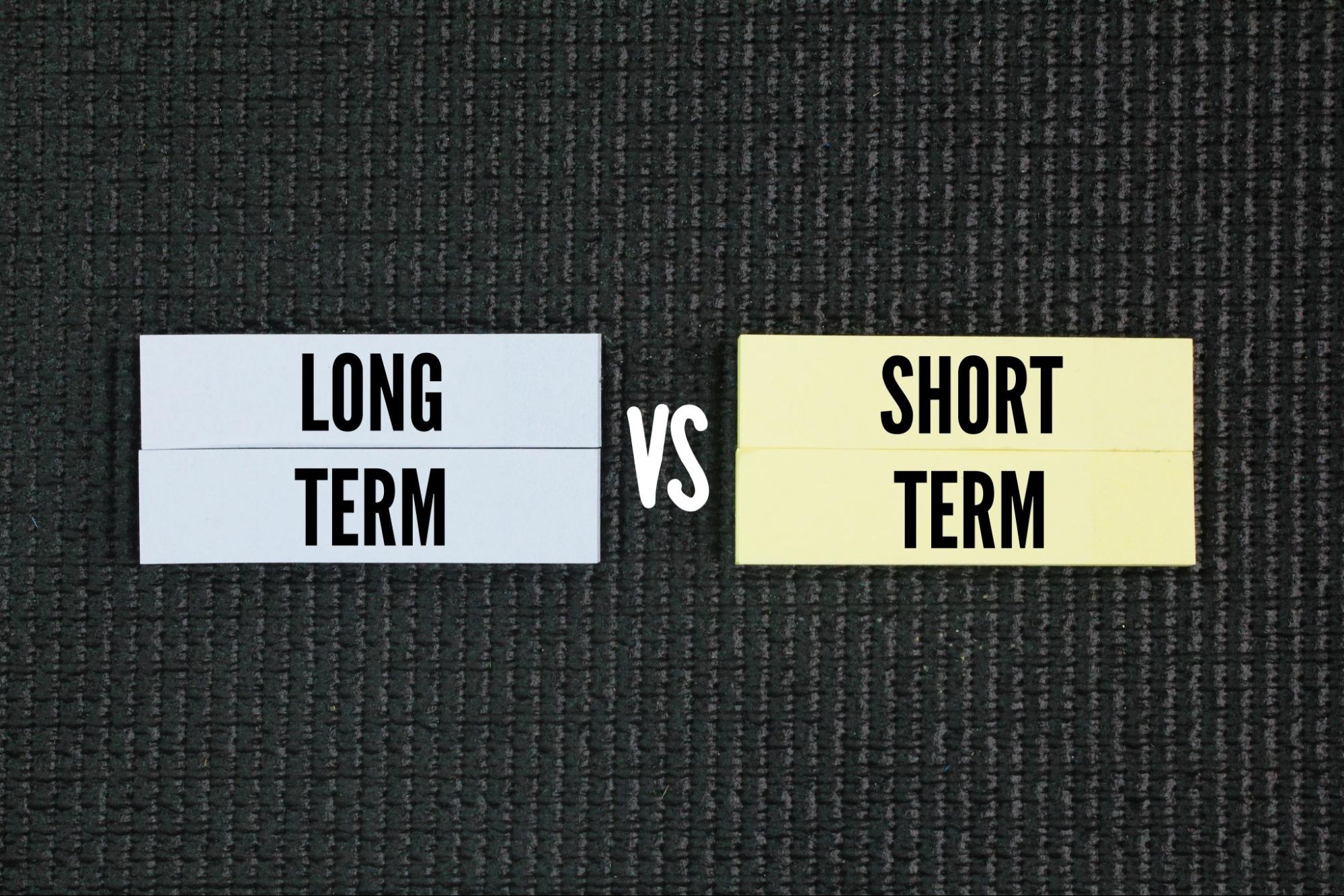 long term vs short term graphics